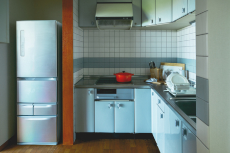 冷凍冷蔵庫と使いやすいキッチン
