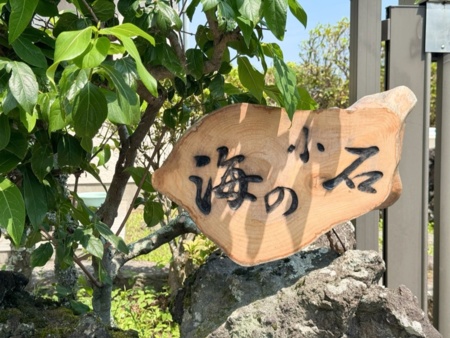 緑に囲まれた外観