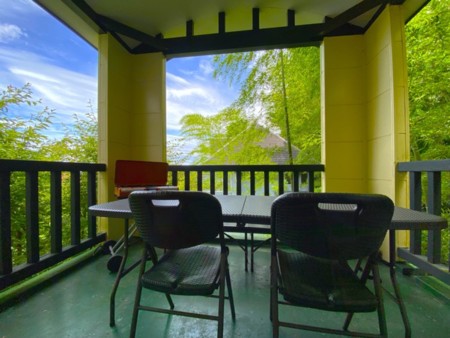 BBQテラスは屋根付き♪