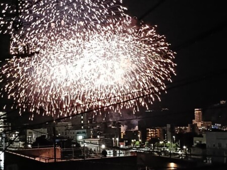 熱海温泉花火鑑賞♪